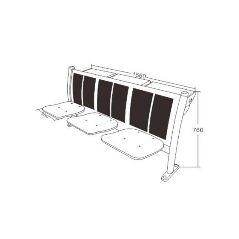 UC-A4201 Foldable Benches For Lecture Theaters
