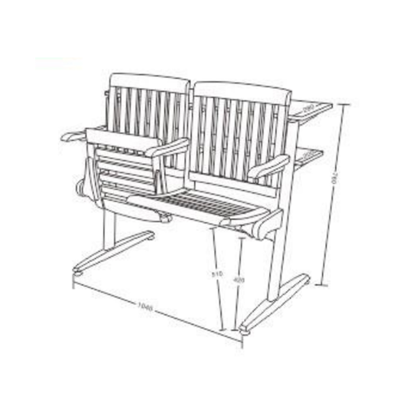 UC-A4403 School Lecture Hall Folding Bench