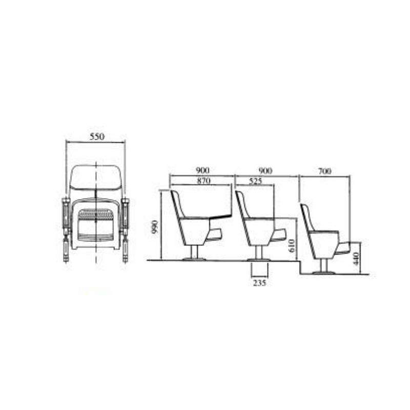 UC-A4801 Soft Seats In Lecture Hall