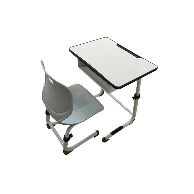 UC-A0501 White Single Student Desk And Chair