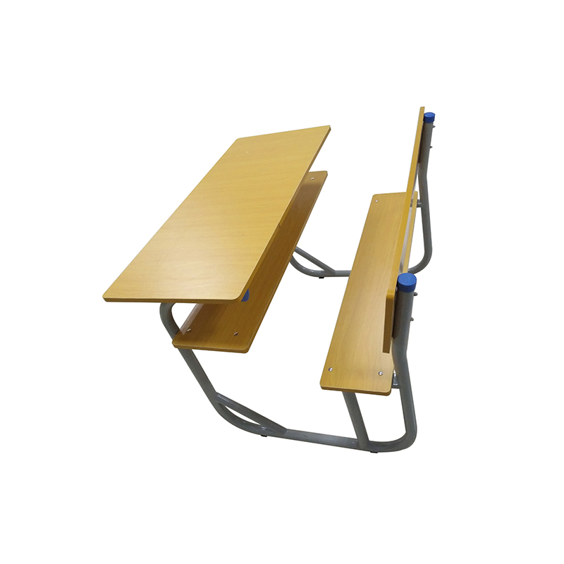 UC-A2204 Double Seat Wooden Desk And Chair For Students